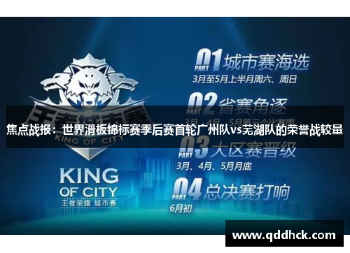 焦点战报：世界滑板锦标赛季后赛首轮广州队vs芜湖队的荣誉战较量